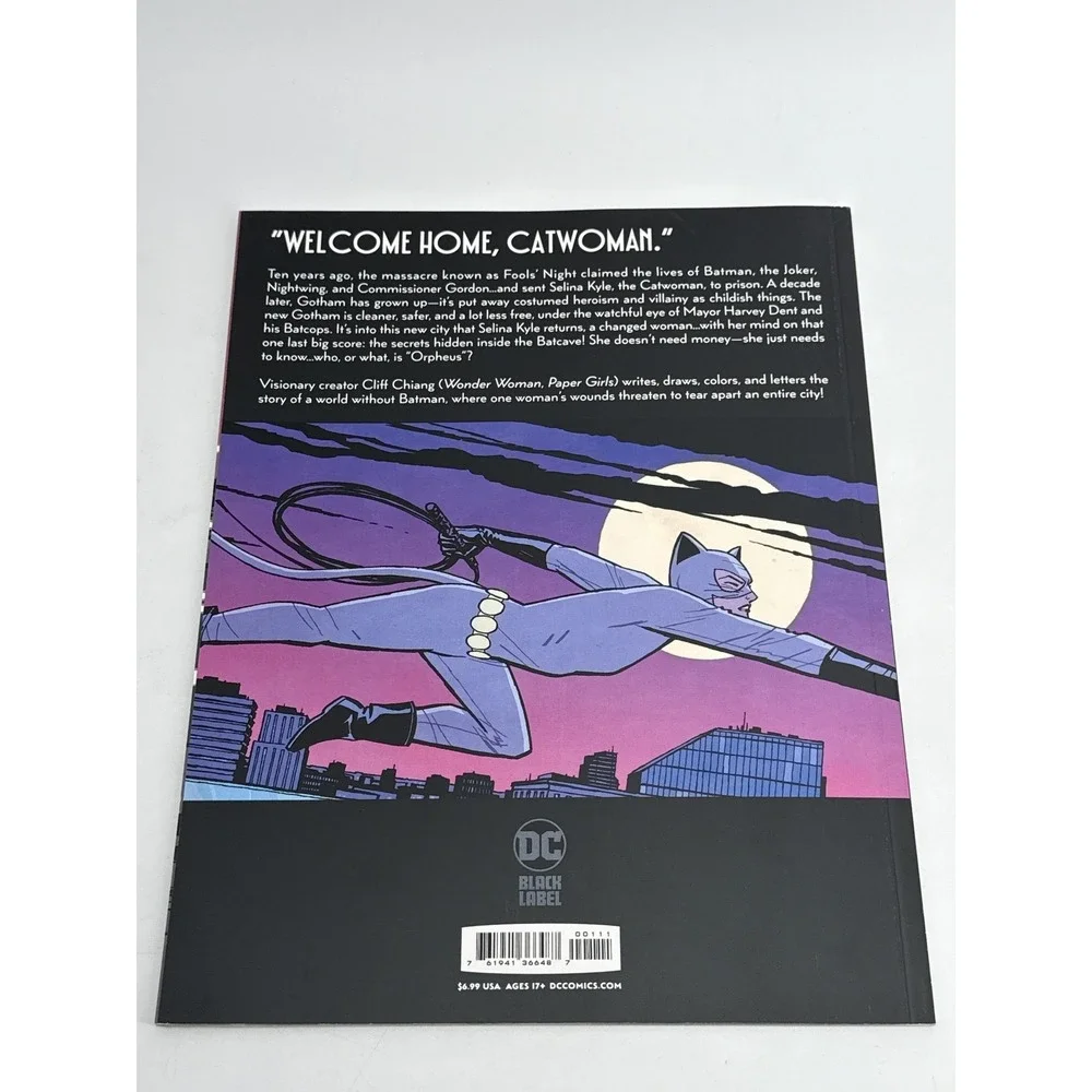 DC Comics Catwoman Lonely City #1 Book One Black Label 2021